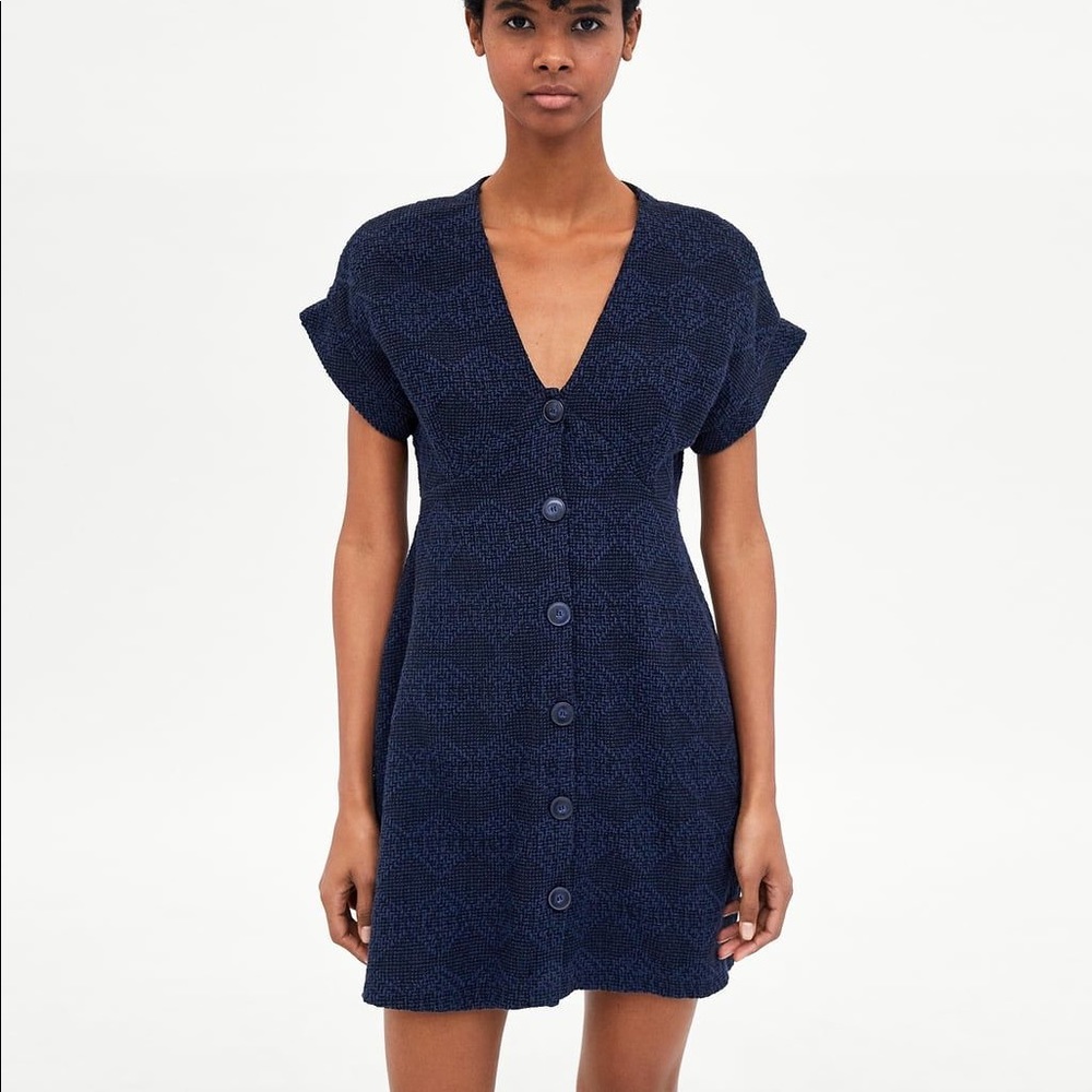 NWT 💋Zara tweed dress sz S